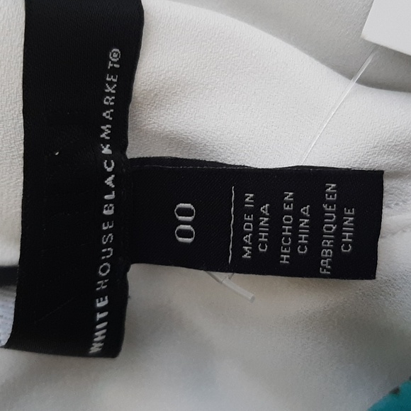 White House Black Market Lace Up Back Maxi Dress 00 NWT - Picture 11 of 14